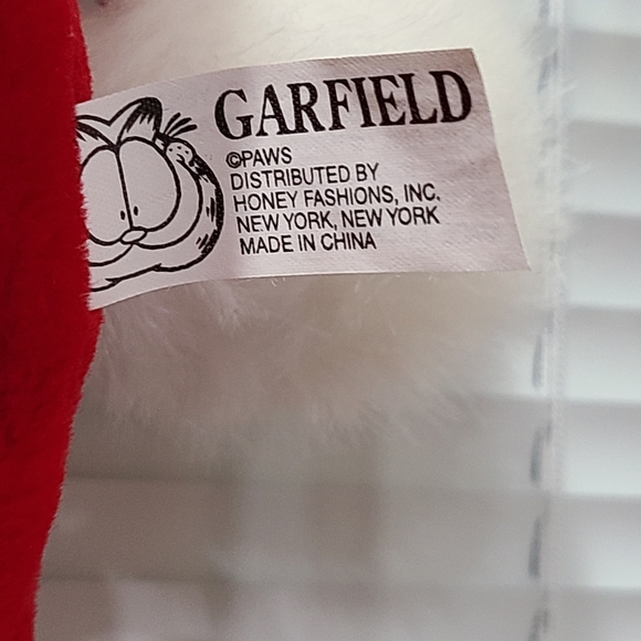 Vintage Garfield Paws Plush Christmas stocking 70s - Picture 4 of 5